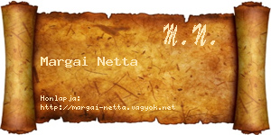 Margai Netta névjegykártya